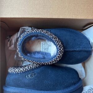 UGG Kids Navy Slippers